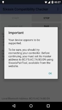 Sixaxis Compatibility Checker screenshots