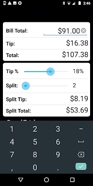Tip Calculator screenshots