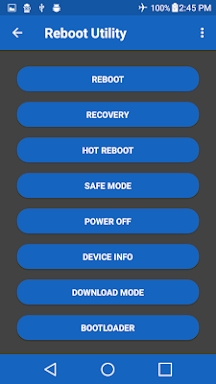 Reboot Utility screenshots
