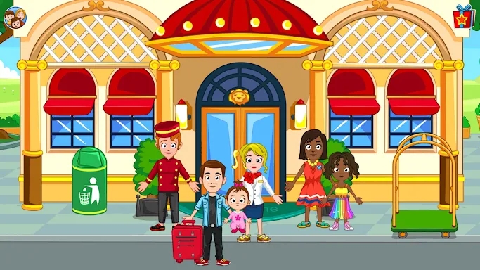 My Town Hotel Games for kids screenshots