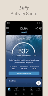 Oura screenshots