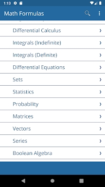 Math Formulas screenshots
