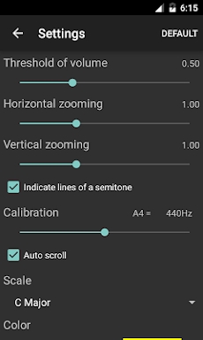 Vocal Pitch Monitor screenshots