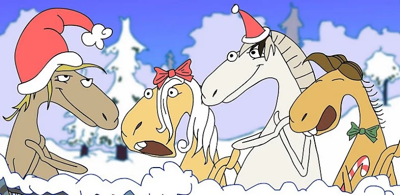 Christmas Caroling Horses screenshots