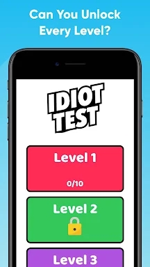 Idiot Test screenshots