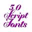 Script Fonts Message Maker icon