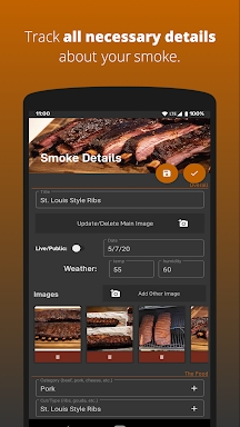 Smokin Log BBQ Journal screenshots