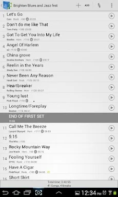 Setlist Helper and Song Book screenshots