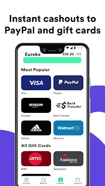 Eureka: Earn money for surveys screenshots