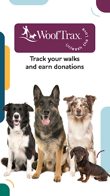WoofTrax: Dog walk for charity screenshots