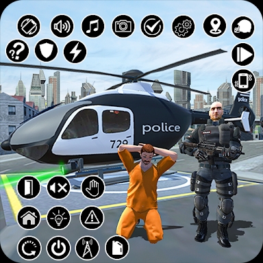 Police Helicopter Game screenshots