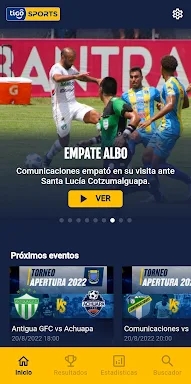 Tigo Sports Guatemala screenshots
