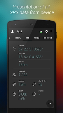 GPS Status screenshots
