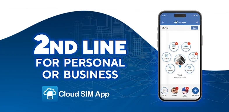 Cloud SIM:Second Phone/2ndLine screenshots