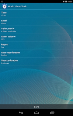 Music Alarm Clock screenshots