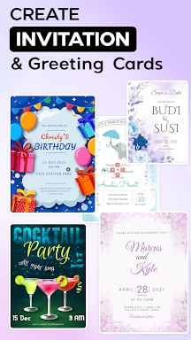 Invitation Card Maker - Design screenshots
