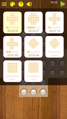 Marble Solitaire Puzzle screenshots