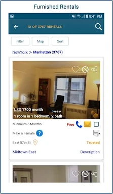 Sublet.com: Furnished Apartments & Rooms screenshots