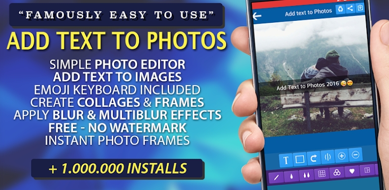 Add Text to Photo App (2022) screenshots