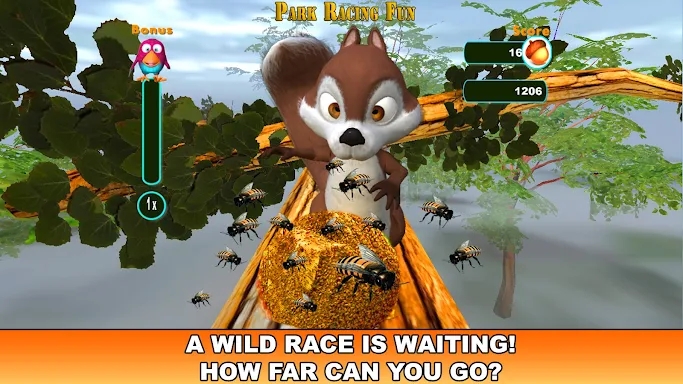 Squirrel Run - Park Racing Fun screenshots