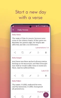 Daily Devotional Bible App screenshots