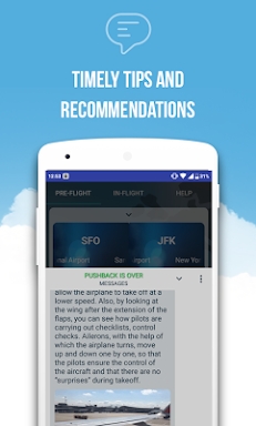 SkyGuru. Your inflight guide screenshots