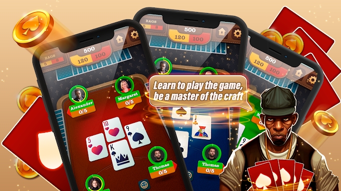 Spades: Classic Card Game screenshots