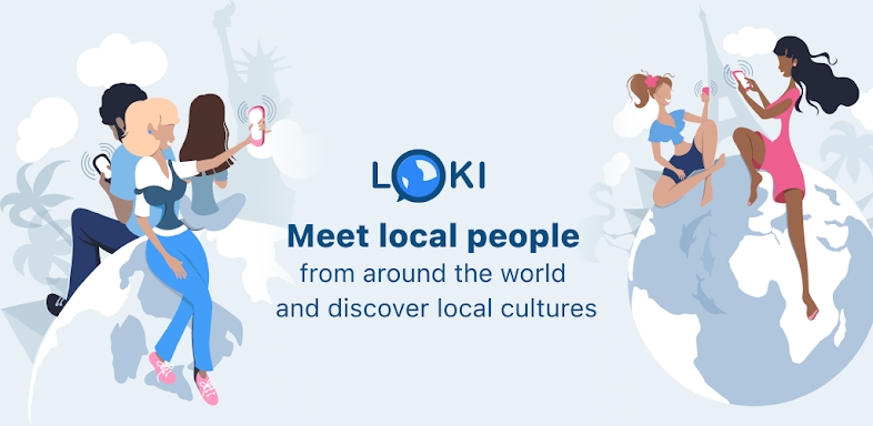 Loki World app - Chat and meet screenshots