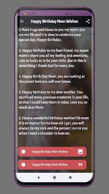 happy birthday mom wishes screenshots