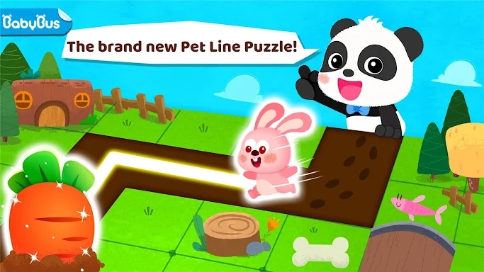Little Panda's Pet Line Puzzle screenshots