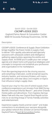 CSCMP EDGE Conference screenshots