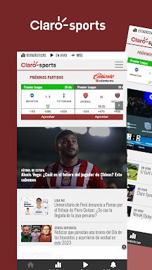 Claro Sports screenshots