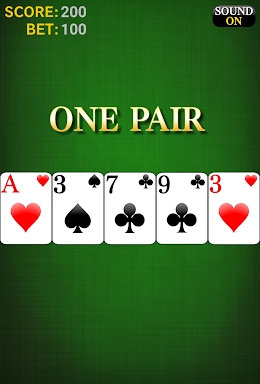 Poker card game screenshots