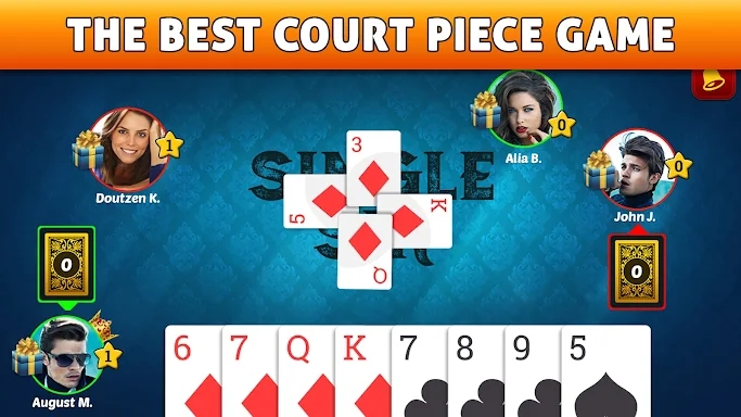 Court Piece - Rang Card Games screenshots