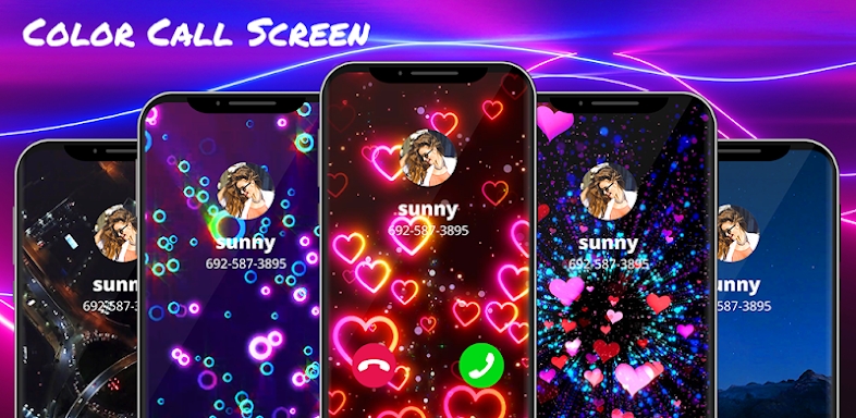 Color Call Screen & Themes screenshots