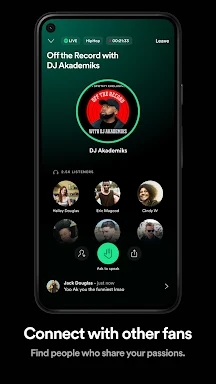 Spotify Live screenshots