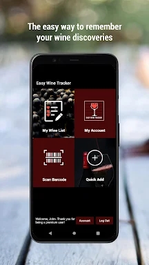 Easy Wine Tracker screenshots