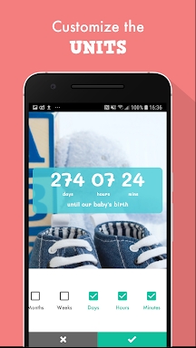 Baby Countdown Widget screenshots