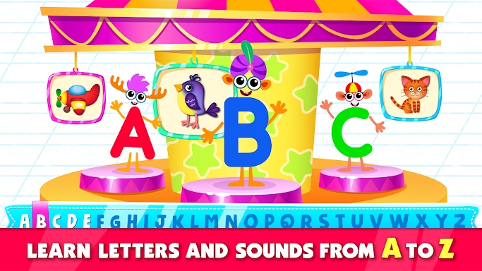 Bini ABC games for kids! screenshots
