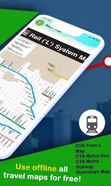 Chicago CTA Train Bus Tracker screenshots
