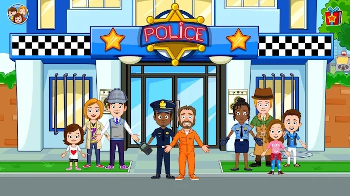 My Town: Police Games for kids screenshots