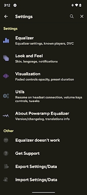 Poweramp Equalizer screenshots