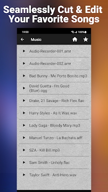 MP3 Ringtone Song Cutter: RSFX screenshots