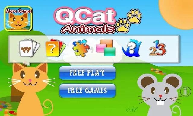 QCat  Animal 8 in 1 Games screenshots