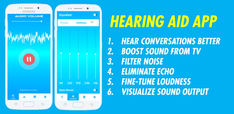 Hearing Aid App for Android screenshots