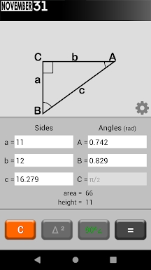 Triangle Calculator screenshots