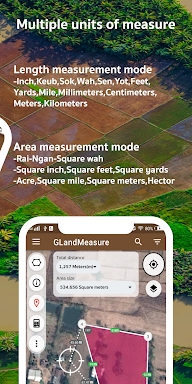 GLand : GPS Field Area Measure screenshots