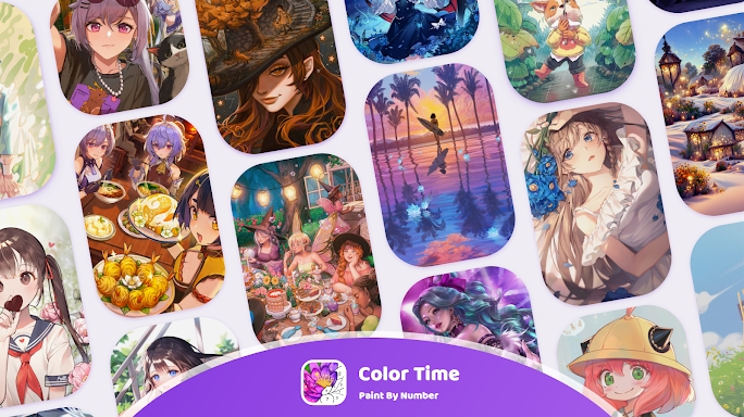 Color Time - Paint by Number screenshots