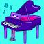 Piano kids music and songs icon