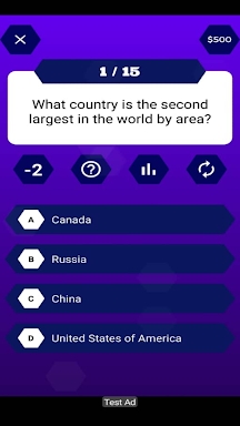 Millionaire Game - Trivia Quiz screenshots
